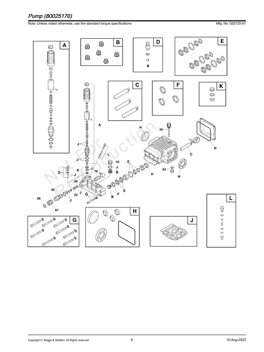 BRIGGS AND STRATTON, 020725-01, IPL.6